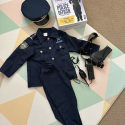 Halloween Costume / Dress Up America/ Deluxe Police Officer Size 4T Boy Costume