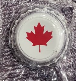 Silver 6 Gram Canada Bottle Cap