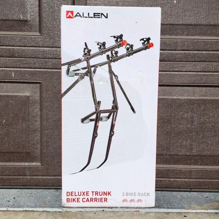 Allen Sports Deluxe 3-Bike Trunk Mounted Bike Rack Carrier, Model 103DN