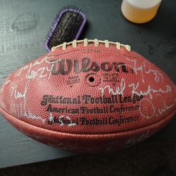Football Signed By The 86 Redskins Including 5 Hall Of Famers $100 OBO