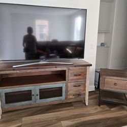 Entertainment Center and End table