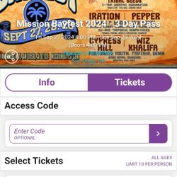 Mission Bayfest 3 Day Passes