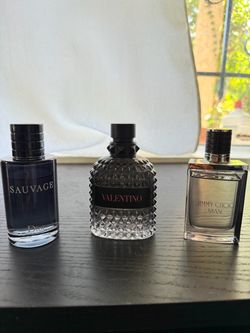 Dior Sauvage, Valentino Uomo, Jimmy Choo Man