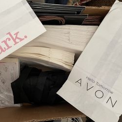 Avon/Mark bags, receipt book