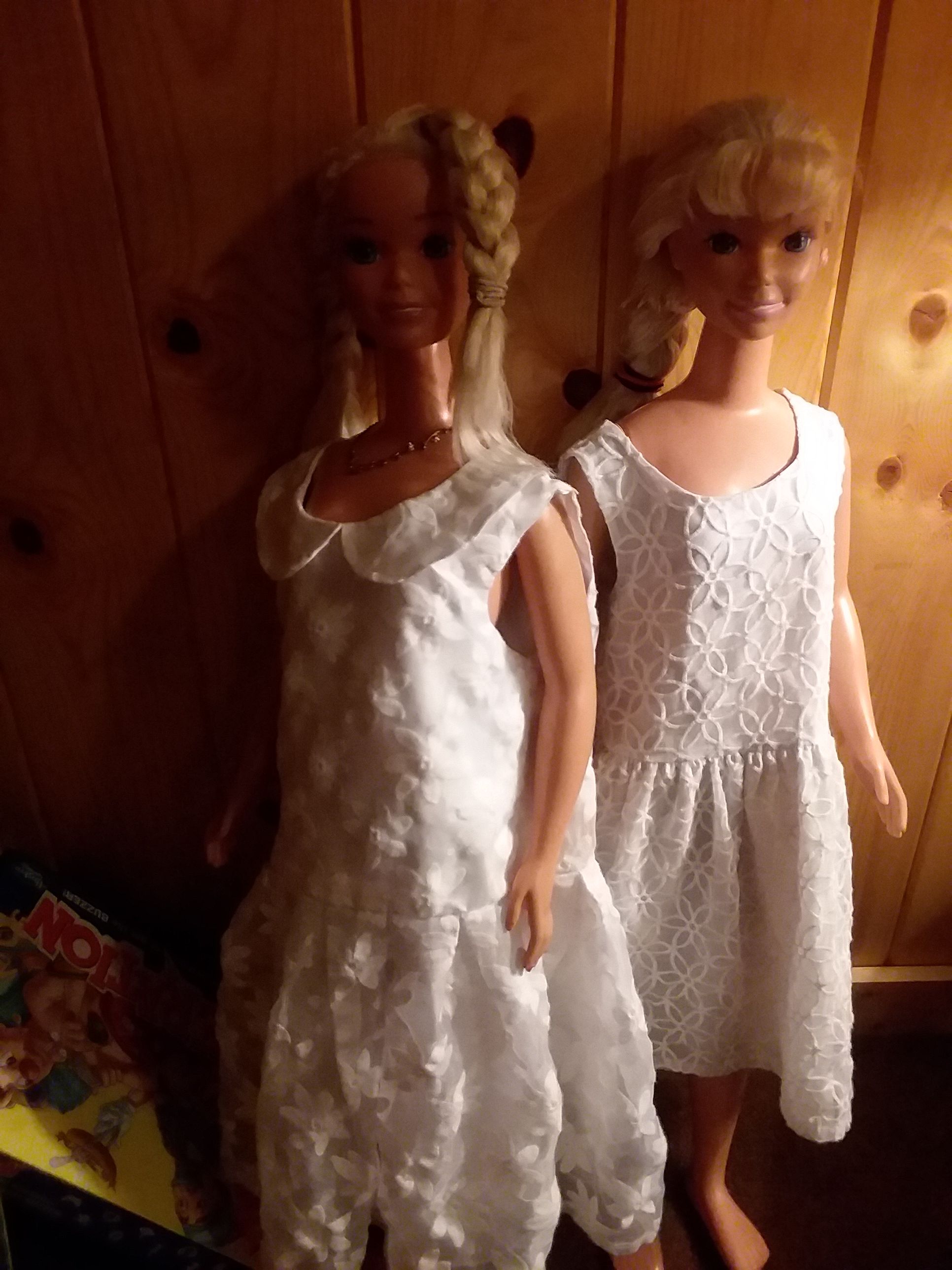 giant Barbie dolls
