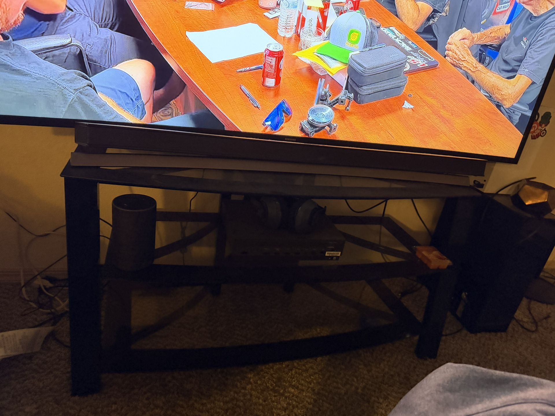 Glass TV Stand