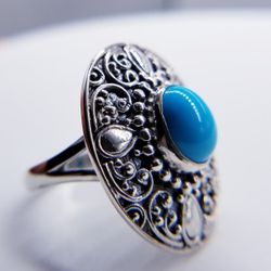 Arizona, Sleeping Beauty Turquoise . Ring.