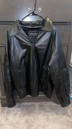Wilson Black Leather Jacket