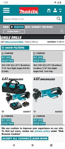 Makita Angle Drill