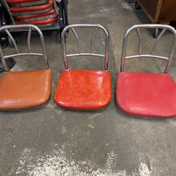 Vintage Diner Soda Fountain Stool Seats