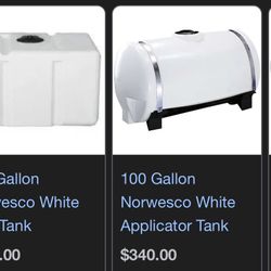 100 Gallons Water Tank 