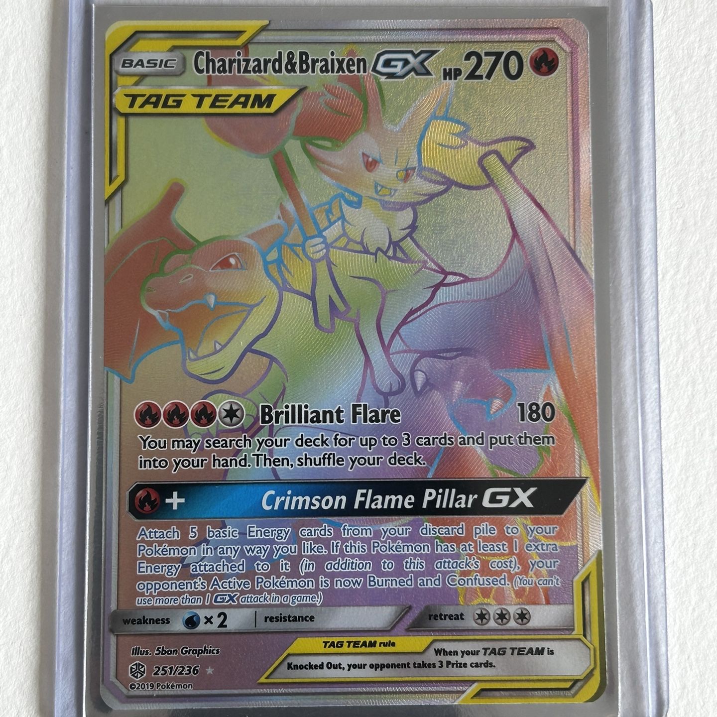 Pokemon Charizard offers & Braixen GX Secret