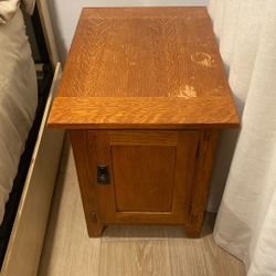 Side Tables with Pull Out Shelf