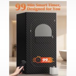 Portable Steam Sauna Spa Tent with Steamer – Full Body Home Sauna Kit