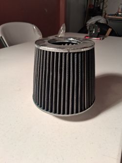 Air filter for cold air intake system piping