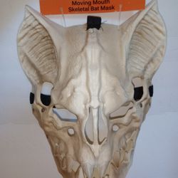 Halloween Bat Skull Mask With Moveable Mouth