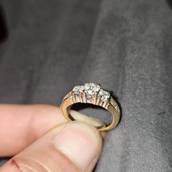 Engagement Ring With Band