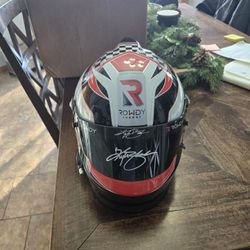 Kyle Busch Rowdy Energy Signed Full Size NASCAR Helmet RCR Chevy COA Pristine 