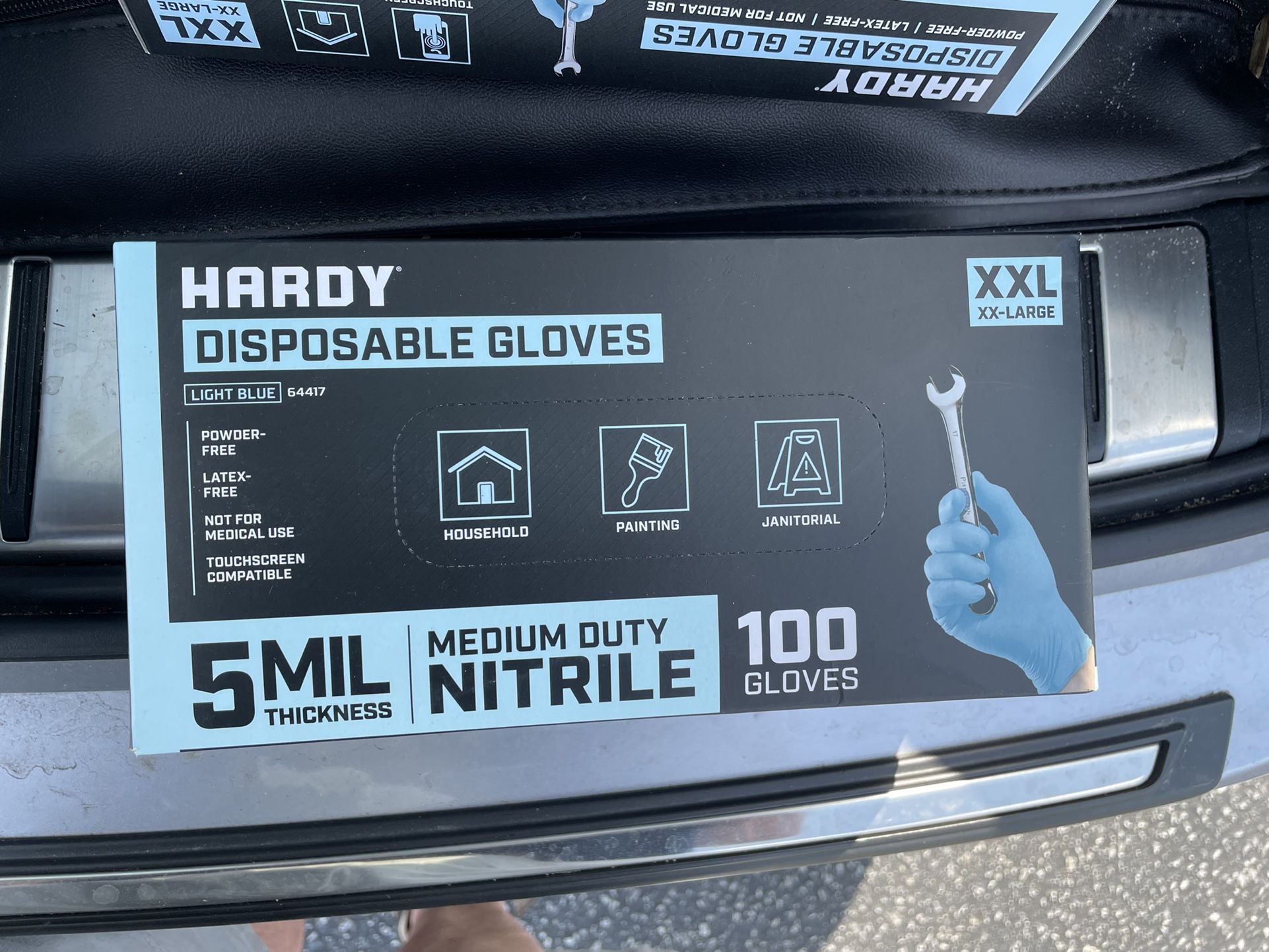 Nitrile 5 Mil Box Of 100 Gloves XXL $8