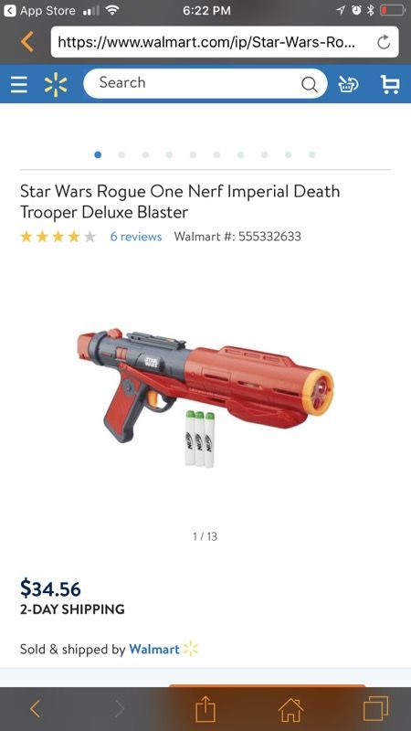 Star Wars deluxe nerf guns