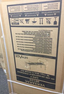 4 x 8 foot adjustable overhead shalve