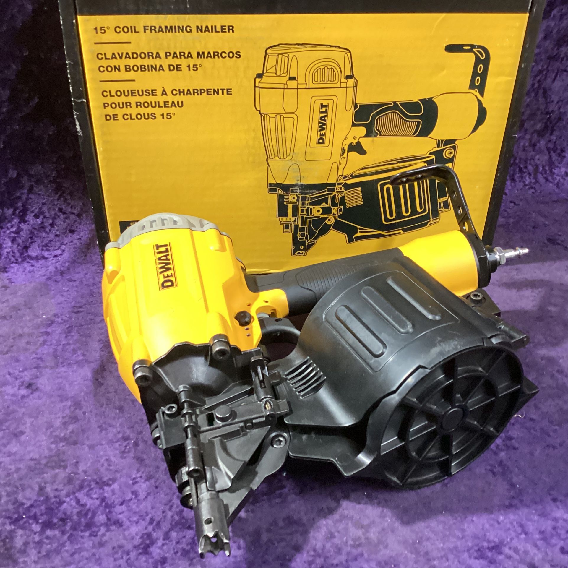 🛠🧰DEWALT Pneumatic 15° Coil Framing Nailer GREAT CONDITION!-$190!🧰🛠