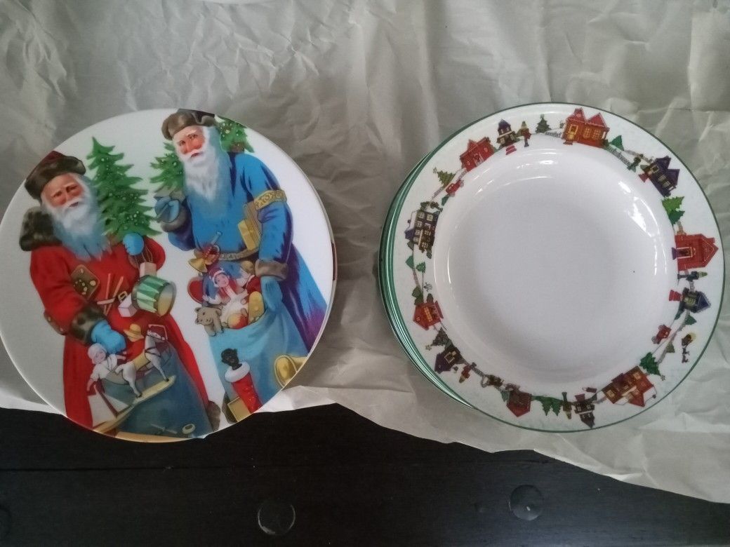 Christmas Plates $10 Each