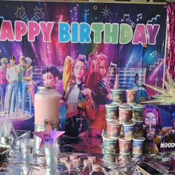 Huntrix Happy Birthday Banner 