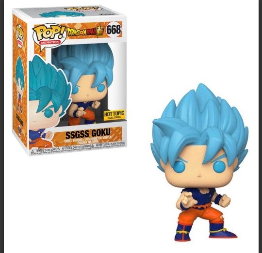 Ssgss Goku Hot Topic Exclusive funko Pop