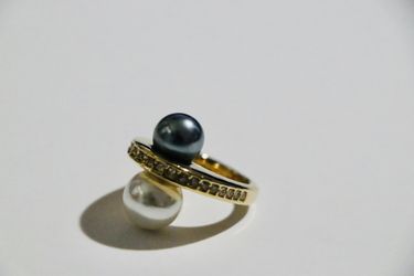 ParkLane Raquel Ring Size 7 GoldTone CZ