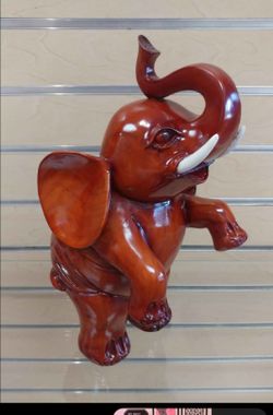 Lucky Elephant Figurine / Statue - $34.99 ( NEW )  resin.