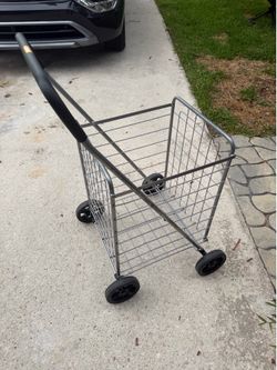 Lknew folding shopping cart basket