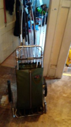 Collectibles golf cart for that low.