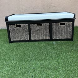 Bench With Storage Drawers