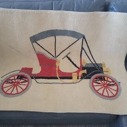 Karastan Vintage Buggy Rug 2616 2x10"x45" Happiness 100% Fine American Cotton