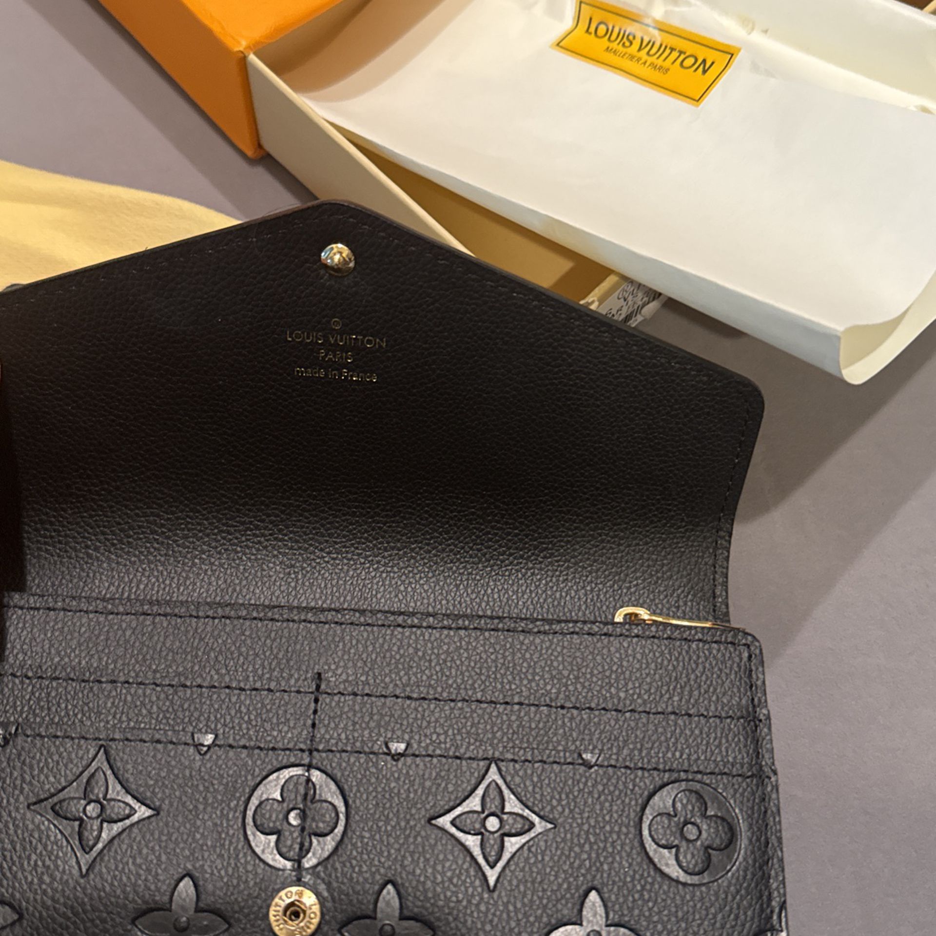 Louis Vuitton Wallet With Box And Bag 