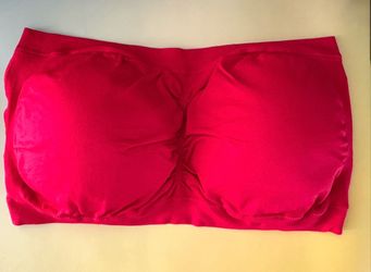 Red Strapless Bra