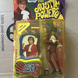 1999 Austin Powers Ultra Cool Action Figure By McFarlane