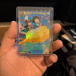 Dragon Ball Super Son Goku And Chichi Together On Nimbus