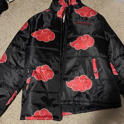 Hypland Naruto Akatsuki Cloud Jacket Size Large