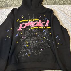 Black Pink Sp5der Hoodie