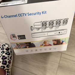 4 Channel CCTV Security Kit 