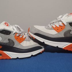 Nike Air Max 90 Safety Orange Men's Size 10 Worn Once Authentic 