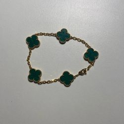 Van Cleef Green Bracelet 
