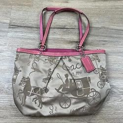 Pink Coach Purse