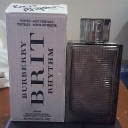 Burberry Brit Rhythm for Him Men Eau De Toilette EDT Fragrance Cologne Perfume Spray 3 fl oz 90 ml 