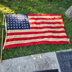 Vintage USA flag