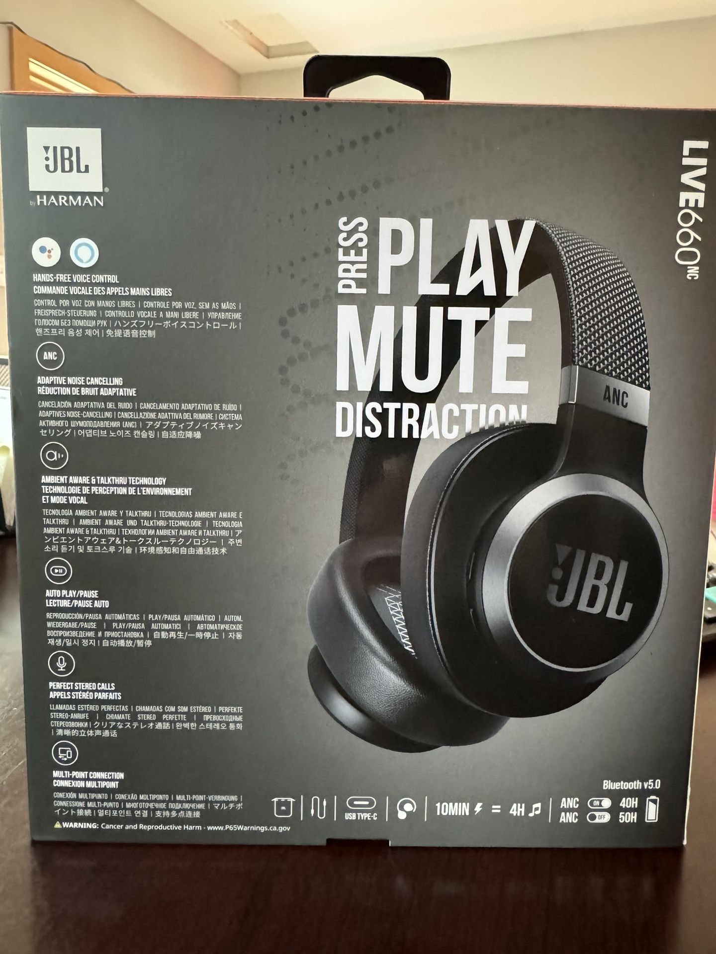 JBL Live 660 Noise Canceling Headphones 