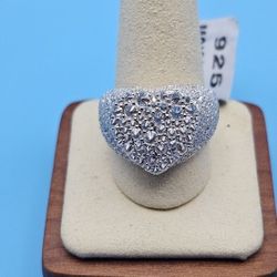 ✨ S925 Moissanite Heart Ring • Size 11 • 6.00 CTW ✨