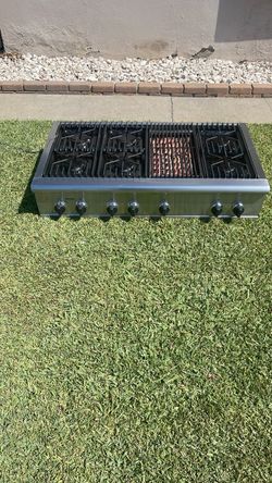 48 inch thermador professional gas cooktop